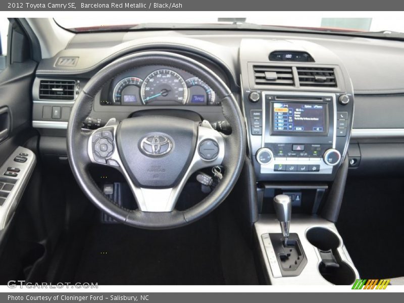 Barcelona Red Metallic / Black/Ash 2012 Toyota Camry SE