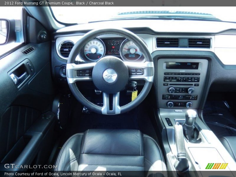 Black / Charcoal Black 2012 Ford Mustang GT Premium Coupe