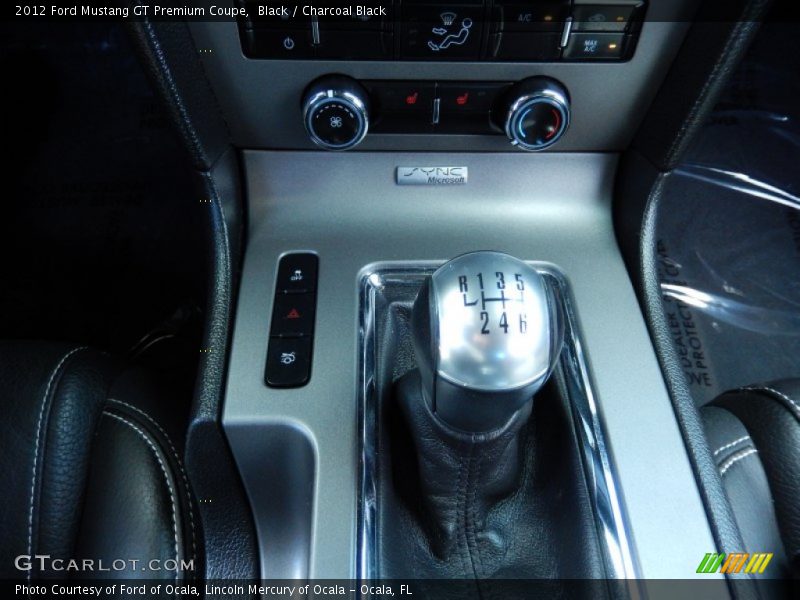 Black / Charcoal Black 2012 Ford Mustang GT Premium Coupe