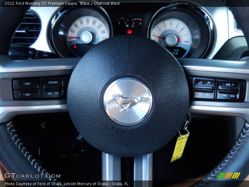 Black / Charcoal Black 2012 Ford Mustang GT Premium Coupe