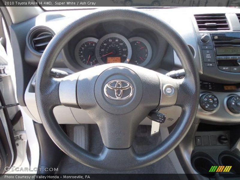 Super White / Ash Gray 2010 Toyota RAV4 I4 4WD