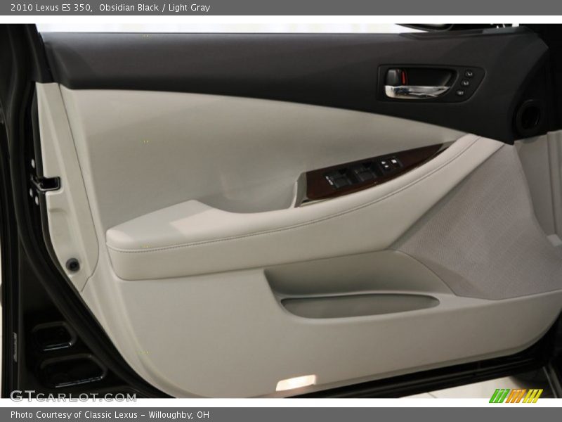 Obsidian Black / Light Gray 2010 Lexus ES 350