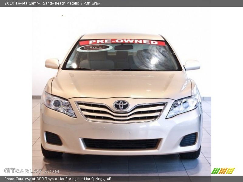 Sandy Beach Metallic / Ash Gray 2010 Toyota Camry