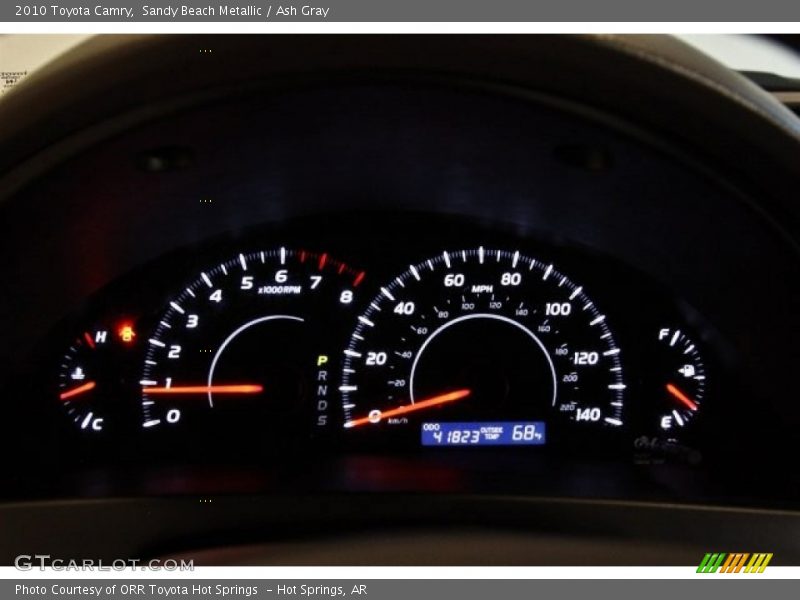 Sandy Beach Metallic / Ash Gray 2010 Toyota Camry