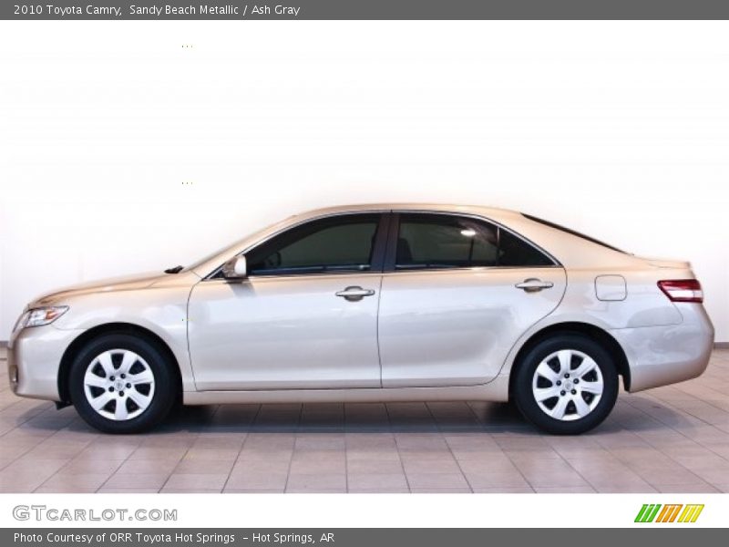 Sandy Beach Metallic / Ash Gray 2010 Toyota Camry
