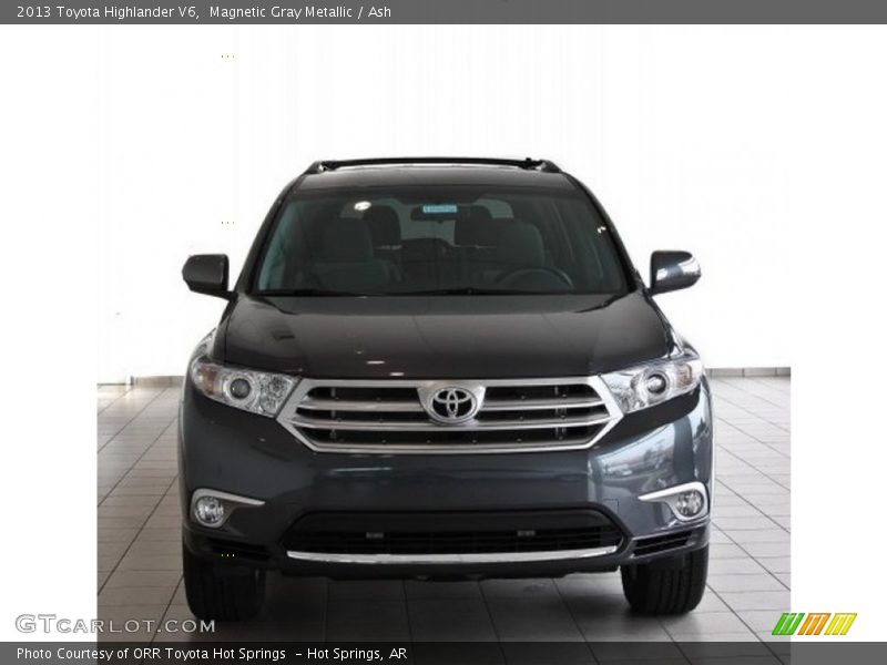 Magnetic Gray Metallic / Ash 2013 Toyota Highlander V6