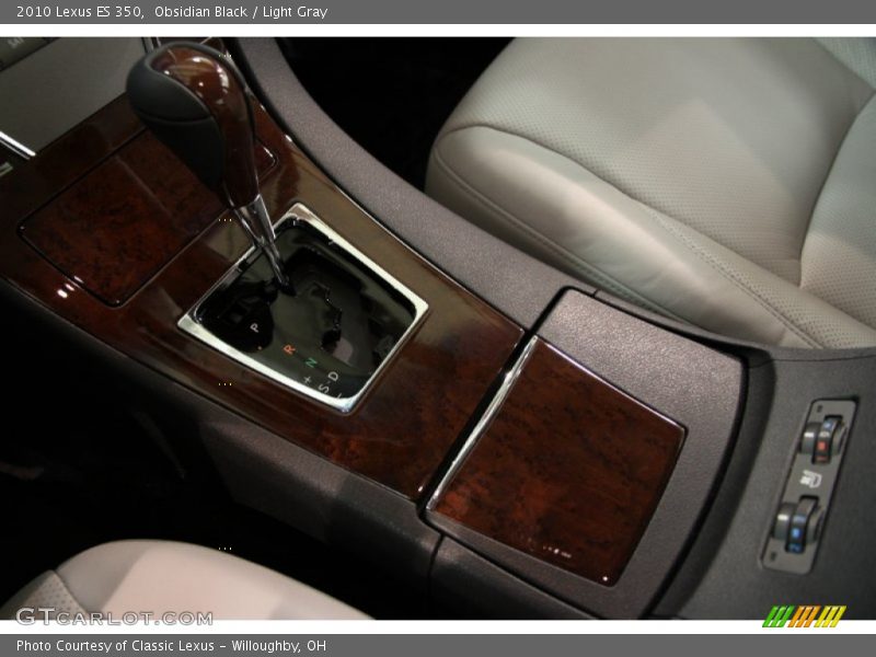 Obsidian Black / Light Gray 2010 Lexus ES 350