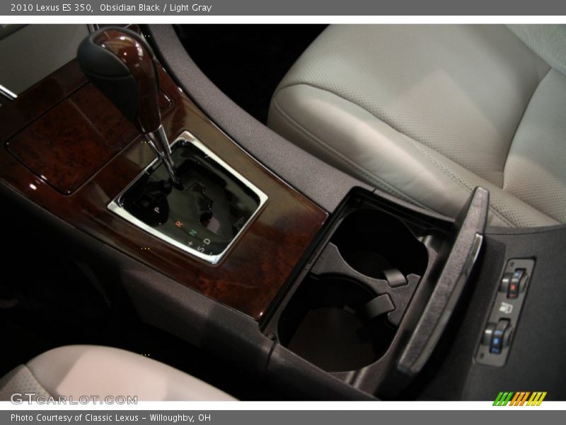 Obsidian Black / Light Gray 2010 Lexus ES 350