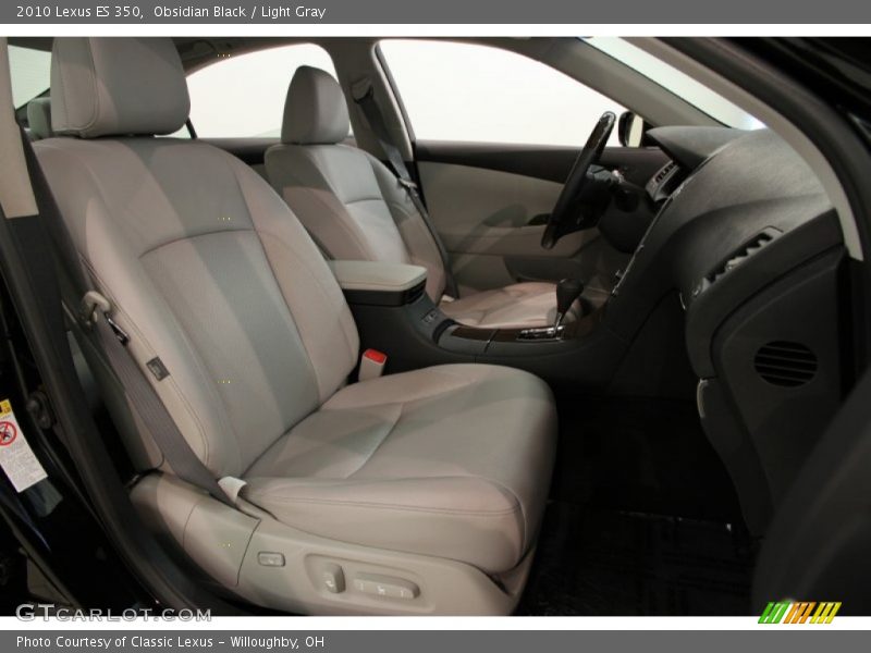 Obsidian Black / Light Gray 2010 Lexus ES 350