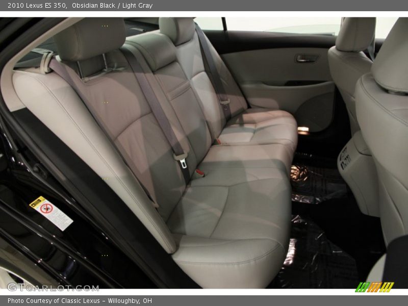 Obsidian Black / Light Gray 2010 Lexus ES 350