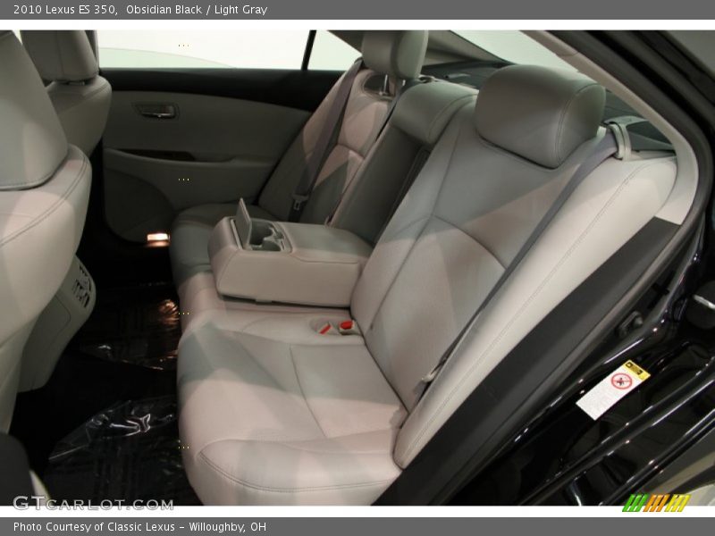 Obsidian Black / Light Gray 2010 Lexus ES 350