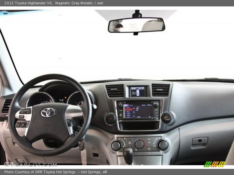 Magnetic Gray Metallic / Ash 2013 Toyota Highlander V6