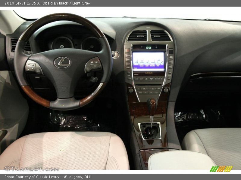 Obsidian Black / Light Gray 2010 Lexus ES 350