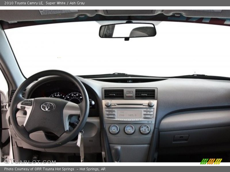Super White / Ash Gray 2010 Toyota Camry LE