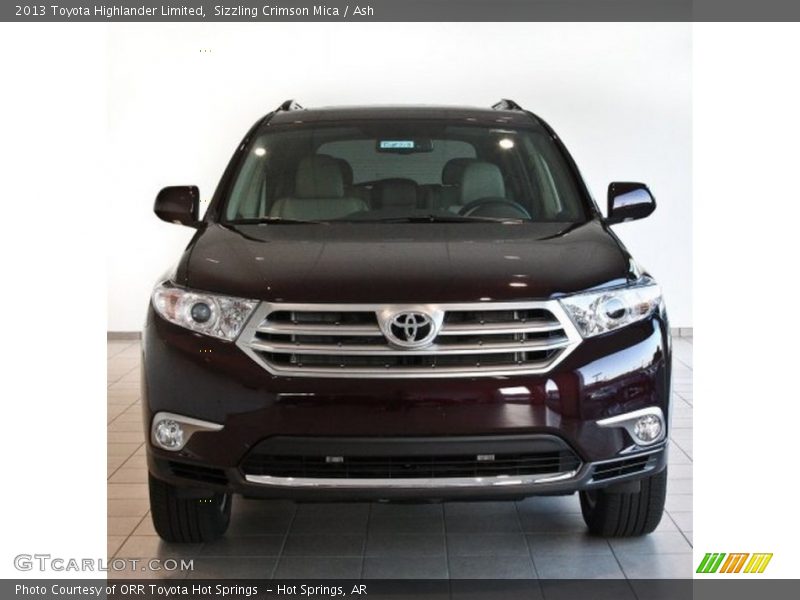 Sizzling Crimson Mica / Ash 2013 Toyota Highlander Limited