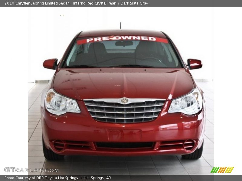 Inferno Red Crystal Pearl / Dark Slate Gray 2010 Chrysler Sebring Limited Sedan