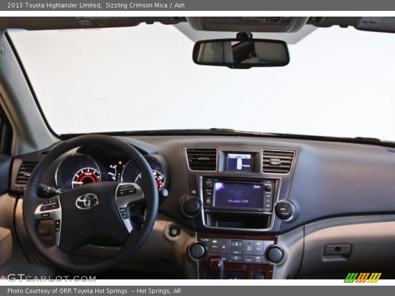 Sizzling Crimson Mica / Ash 2013 Toyota Highlander Limited