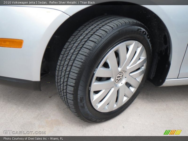 Reflex Silver Metallic / Titan Black 2010 Volkswagen Jetta S Sedan