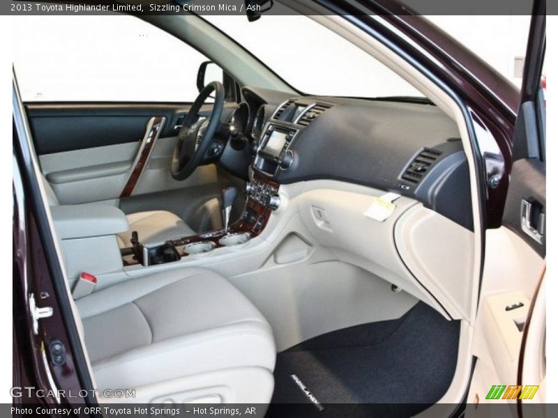 Sizzling Crimson Mica / Ash 2013 Toyota Highlander Limited