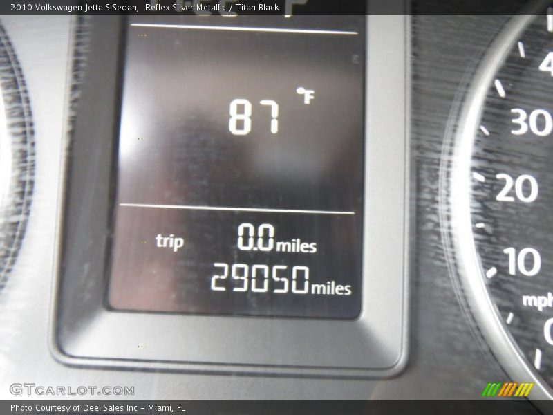 Reflex Silver Metallic / Titan Black 2010 Volkswagen Jetta S Sedan