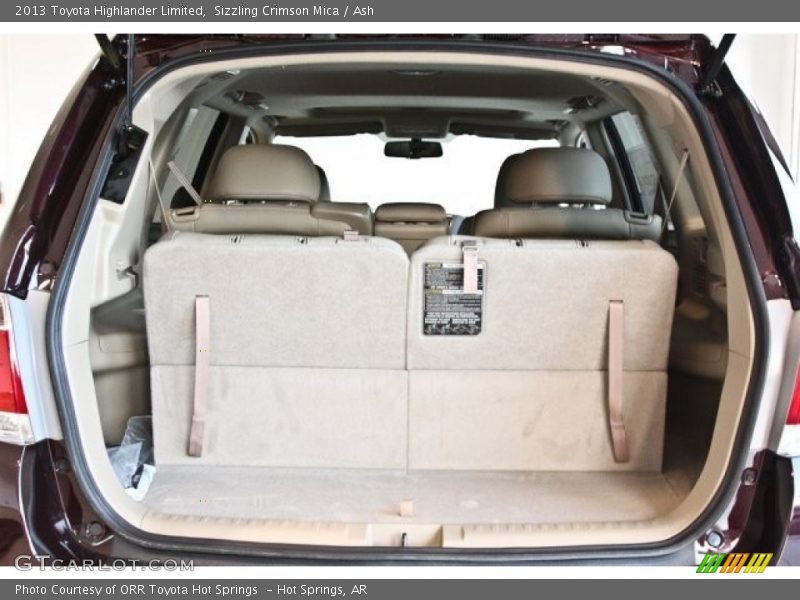 Sizzling Crimson Mica / Ash 2013 Toyota Highlander Limited