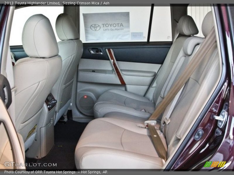 Sizzling Crimson Mica / Ash 2013 Toyota Highlander Limited