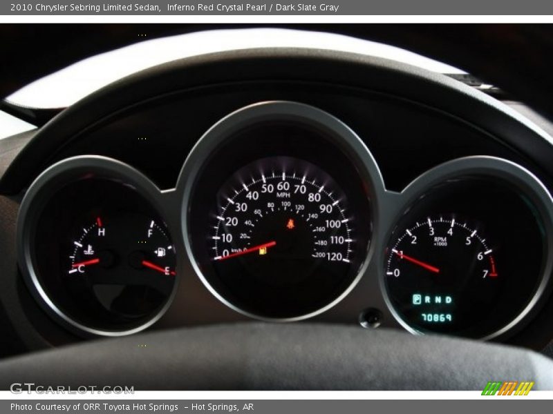  2010 Sebring Limited Sedan Limited Sedan Gauges