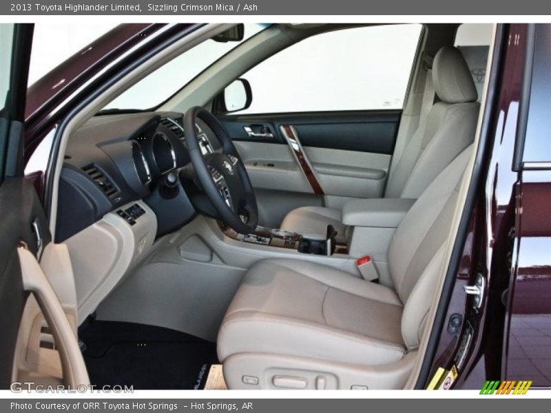 Sizzling Crimson Mica / Ash 2013 Toyota Highlander Limited