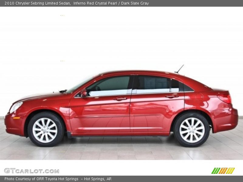  2010 Sebring Limited Sedan Inferno Red Crystal Pearl