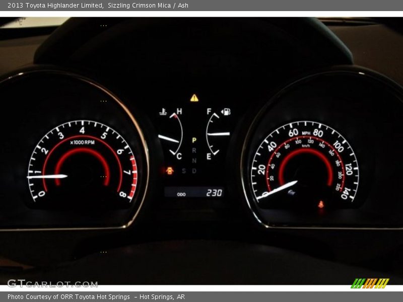 Sizzling Crimson Mica / Ash 2013 Toyota Highlander Limited