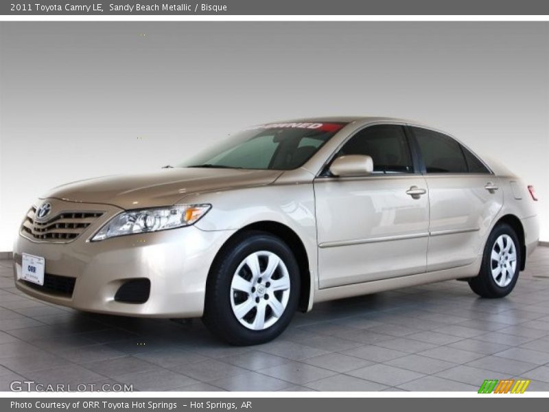 Sandy Beach Metallic / Bisque 2011 Toyota Camry LE