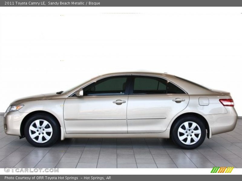 Sandy Beach Metallic / Bisque 2011 Toyota Camry LE