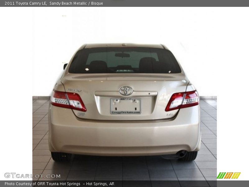 Sandy Beach Metallic / Bisque 2011 Toyota Camry LE