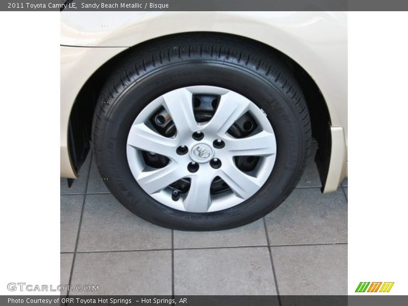 Sandy Beach Metallic / Bisque 2011 Toyota Camry LE