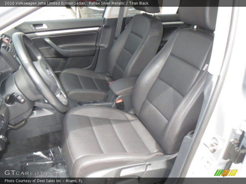 Front Seat of 2010 Jetta Limited Edition Sedan