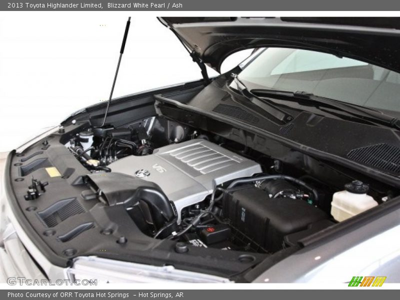 Blizzard White Pearl / Ash 2013 Toyota Highlander Limited