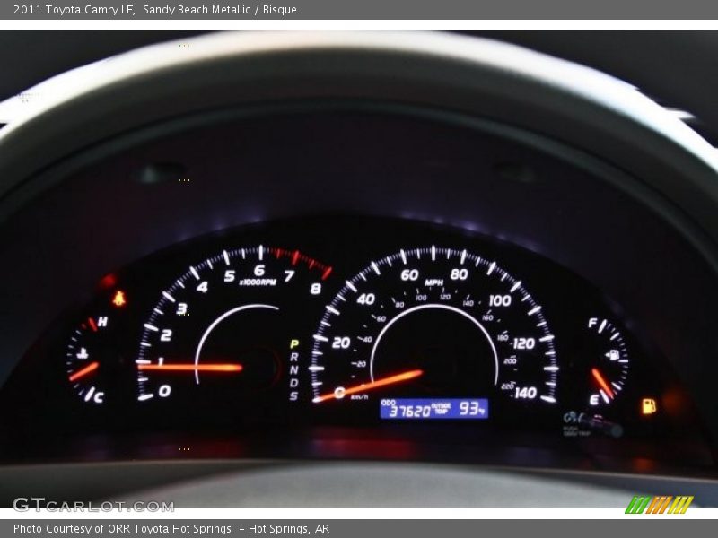 Sandy Beach Metallic / Bisque 2011 Toyota Camry LE