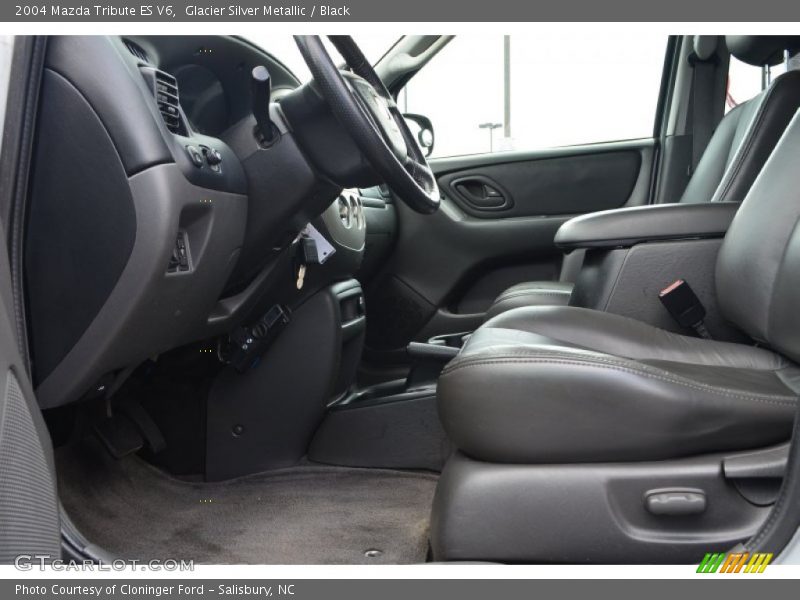 Glacier Silver Metallic / Black 2004 Mazda Tribute ES V6