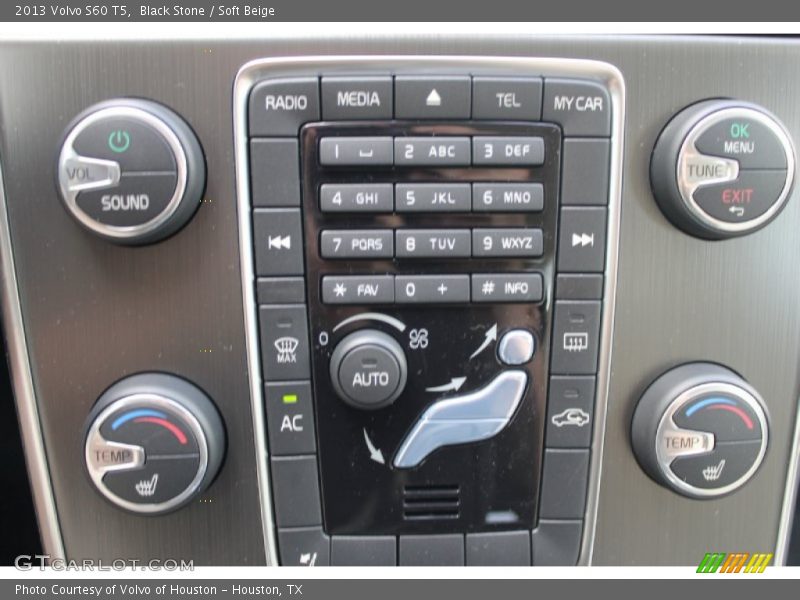 Black Stone / Soft Beige 2013 Volvo S60 T5
