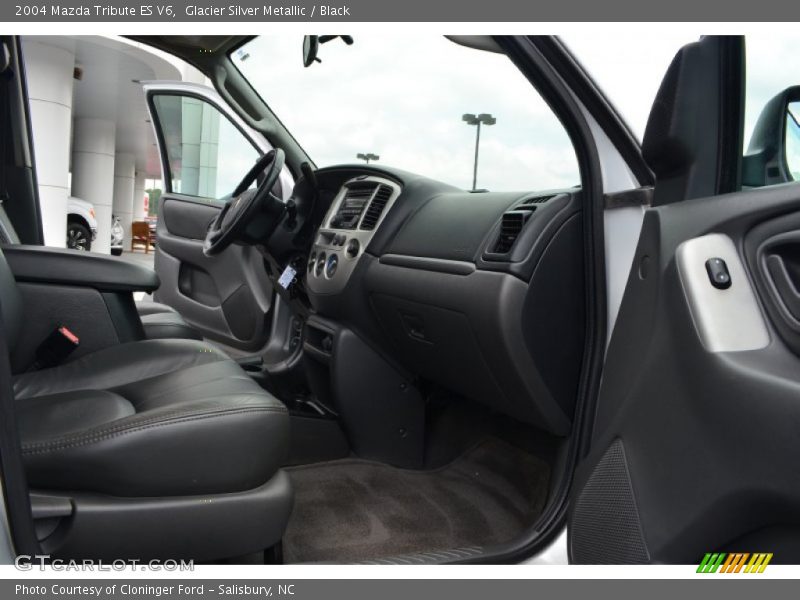 Glacier Silver Metallic / Black 2004 Mazda Tribute ES V6