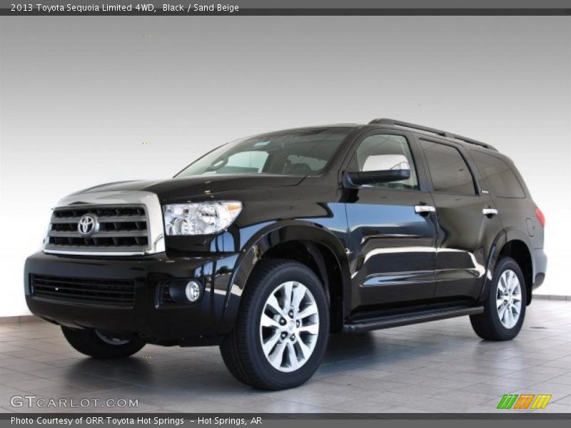 Black / Sand Beige 2013 Toyota Sequoia Limited 4WD