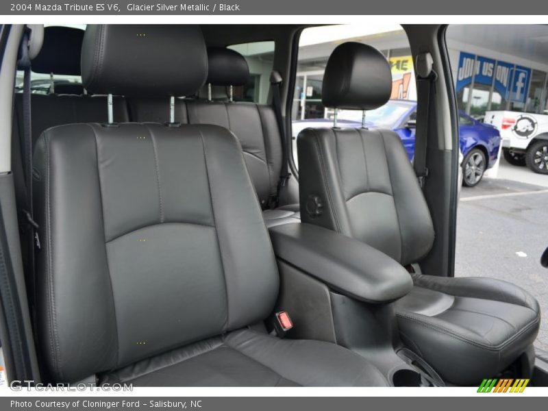 Glacier Silver Metallic / Black 2004 Mazda Tribute ES V6