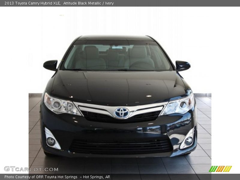 Attitude Black Metallic / Ivory 2013 Toyota Camry Hybrid XLE