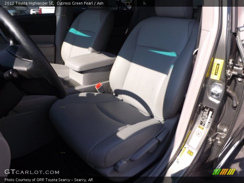 Cypress Green Pearl / Ash 2012 Toyota Highlander SE