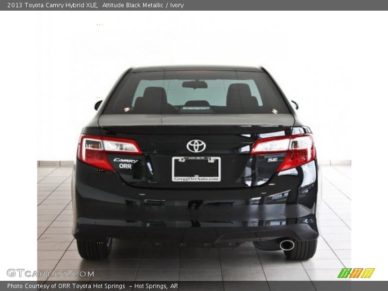 Attitude Black Metallic / Ivory 2013 Toyota Camry Hybrid XLE