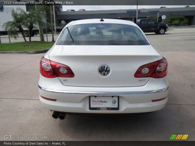 Candy White / Black 2010 Volkswagen CC Sport