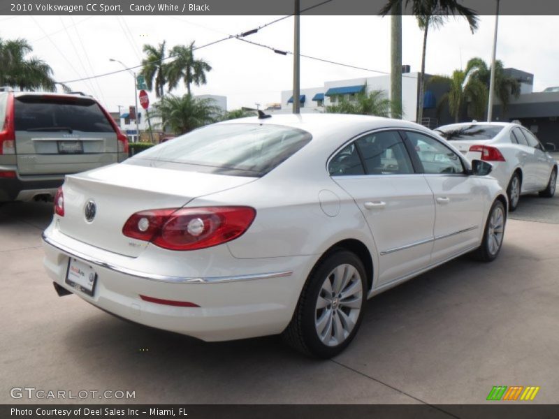 Candy White / Black 2010 Volkswagen CC Sport