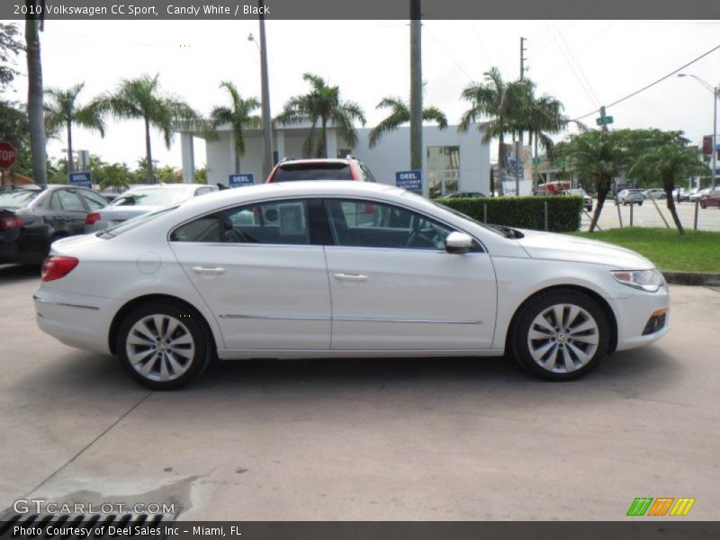 Candy White / Black 2010 Volkswagen CC Sport