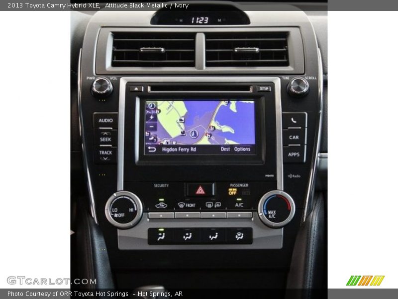 Attitude Black Metallic / Ivory 2013 Toyota Camry Hybrid XLE