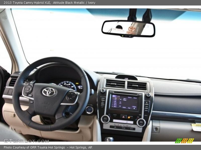 Attitude Black Metallic / Ivory 2013 Toyota Camry Hybrid XLE